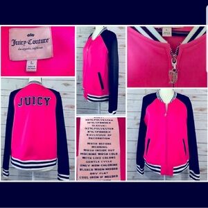 AUTHENTIC 🎀 JUICY COUTURE 🎀 VARSITY
JACKET SZ LARGE